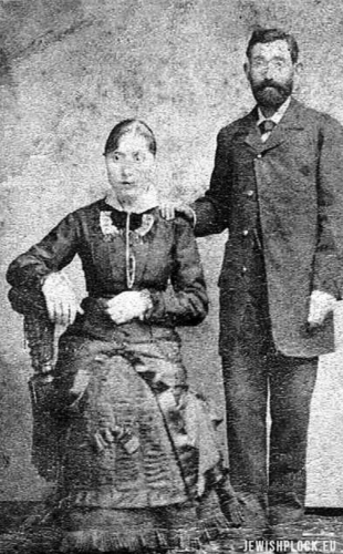 Symcha Berliner with her husband Abraham Fass